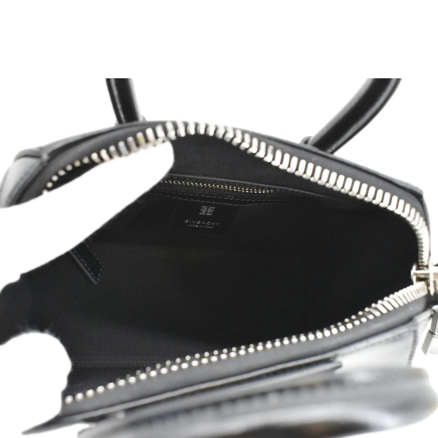 GIVENCHY Antigona Mini Leather Shoulder Bag Black