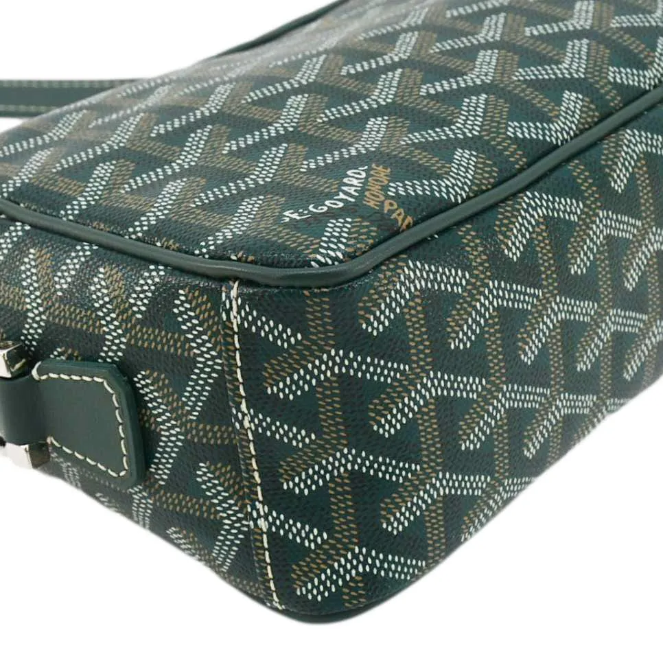 GOYARD Sac Cap Vert PM Canvas Shoulder Bag Green