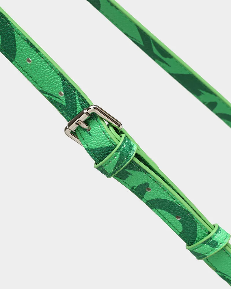Graffiti Shoulder Bag in Green
