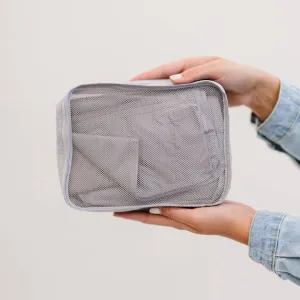 Grey Packing Cubes for Camp
