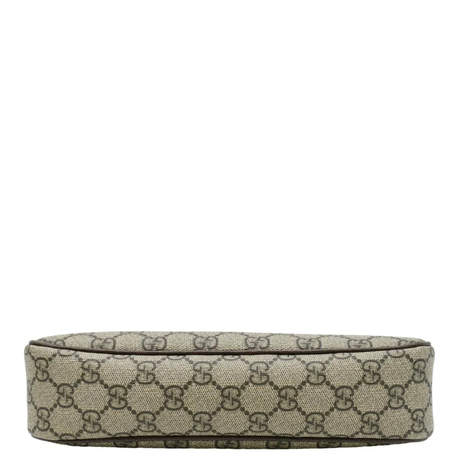 GUCCI Ophidia Web Small GG Supreme Canvas Shoulder Bag Beige 735132