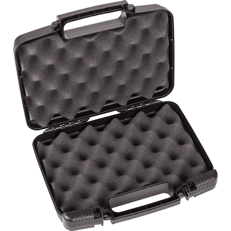 Gun Storage Handgun Revolver Hard Case Holds Small Pistol Lockable Box Carrier
