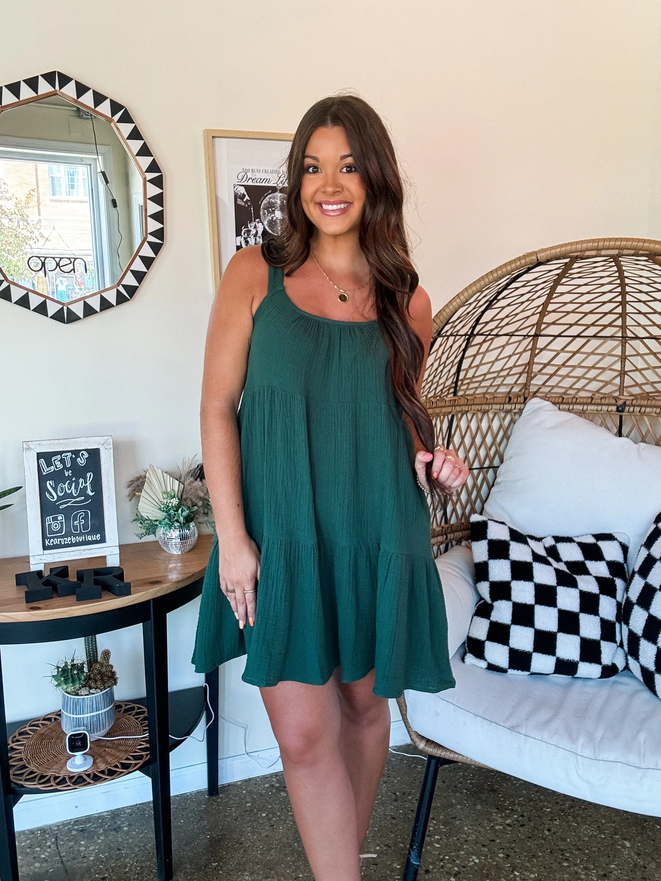 HAVANA HEAT DRESS-GREEN