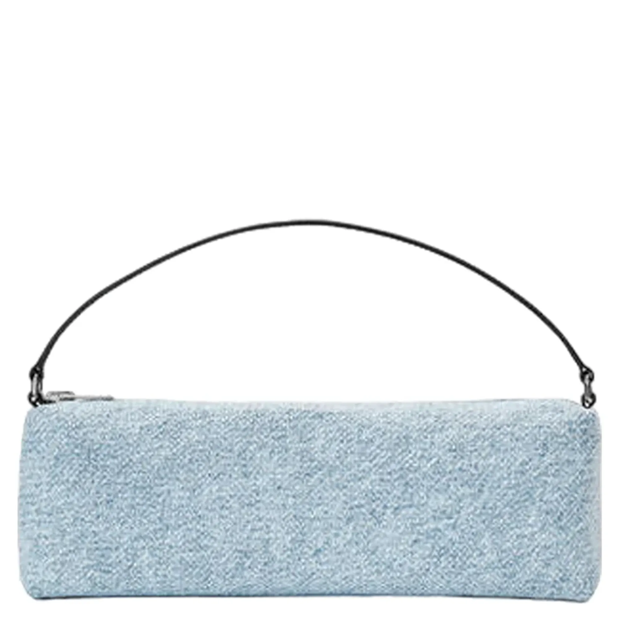 Heiress Flex Denim Trompe-L'Oeil Bag With Crystal Hotfix