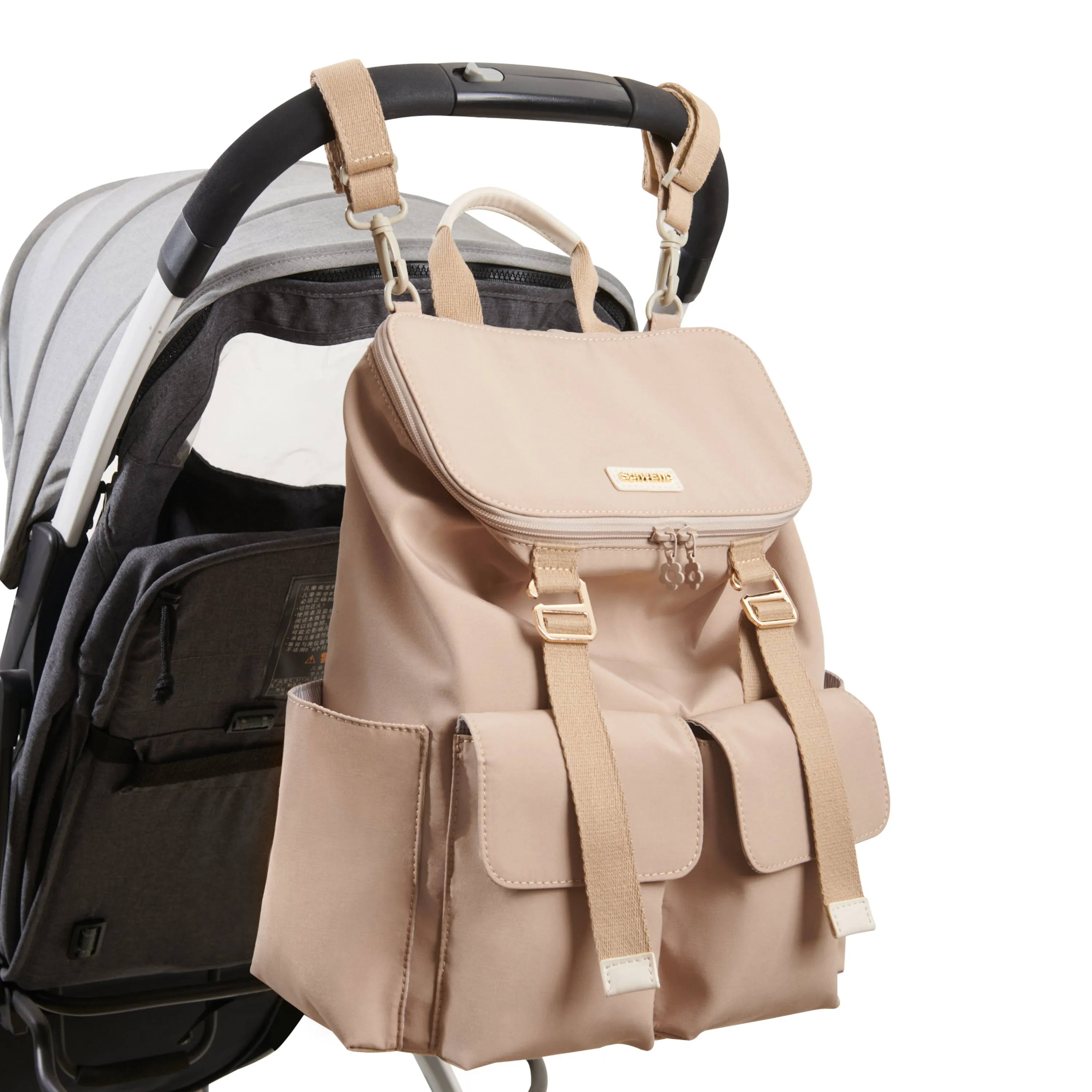 Houndstooth Backpack Diaper Bag