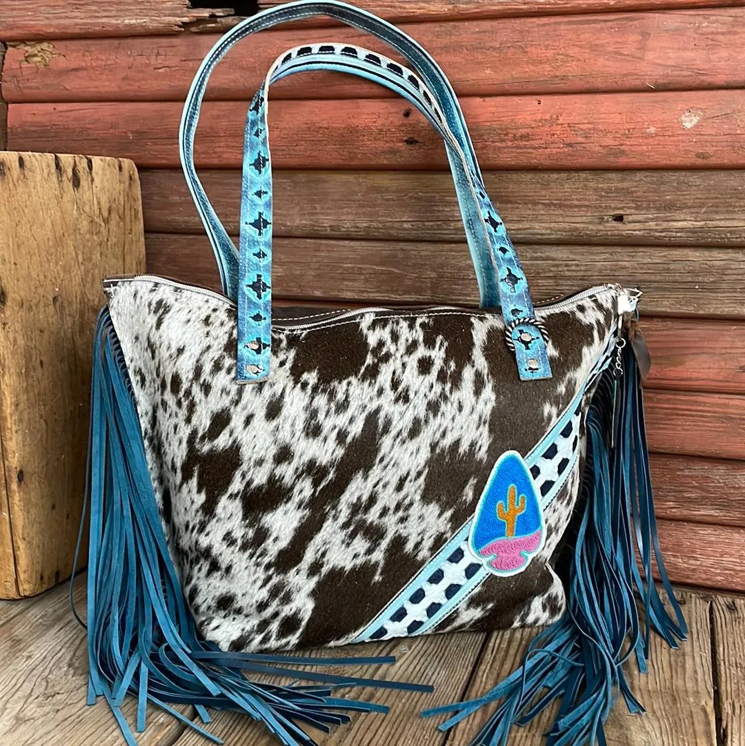 June - Chocolate & White w/ Glacier Park Navajo