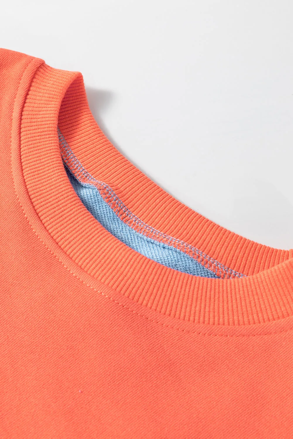 KaleaBoutique Beautiful Colorblock Patchwork Drop Shoulder Sweatshirt