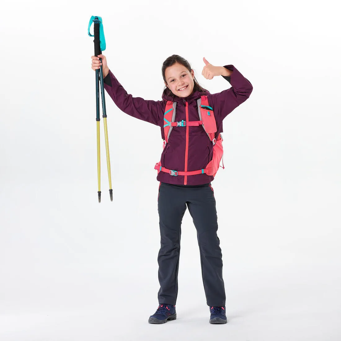 Kids’ Waterproof Hiking Jacket - MH500 - Age 7-15 years