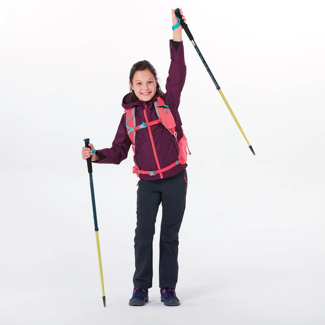 Kids’ Waterproof Hiking Jacket - MH500 - Age 7-15 years