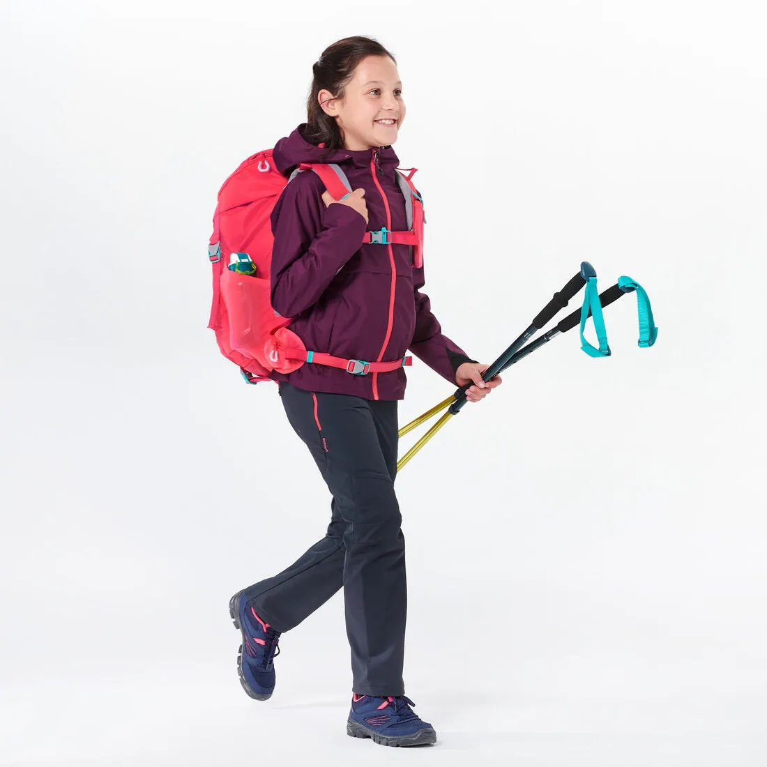 Kids’ Waterproof Hiking Jacket - MH500 - Age 7-15 years