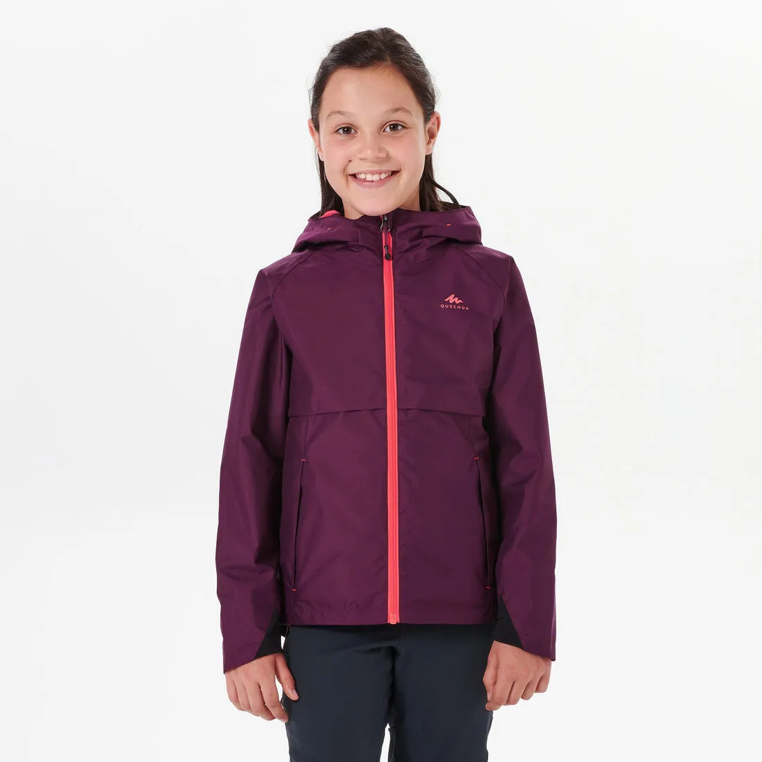 Kids’ Waterproof Hiking Jacket - MH500 - Age 7-15 years