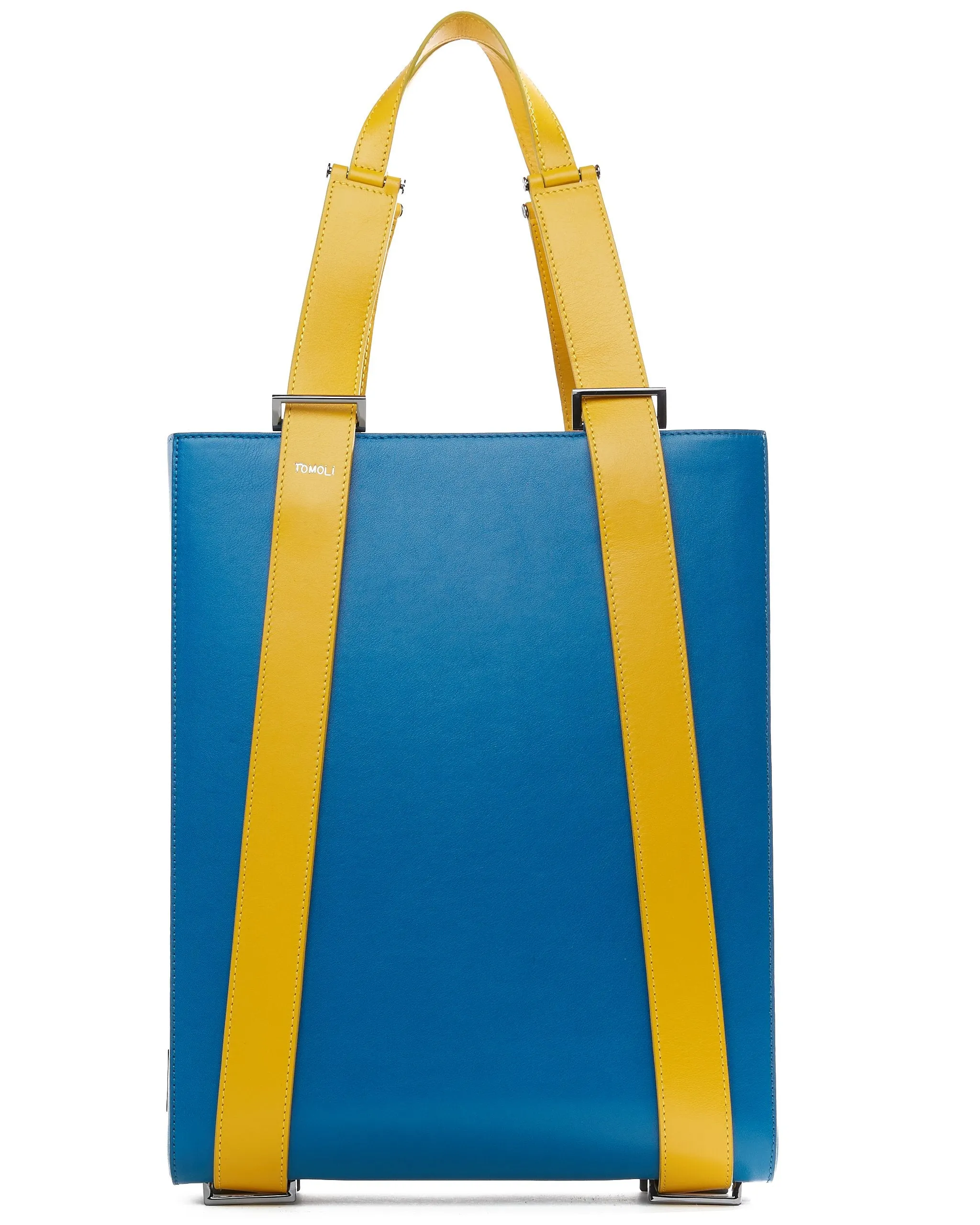 kora large convertible tote in aria leather - golden teal