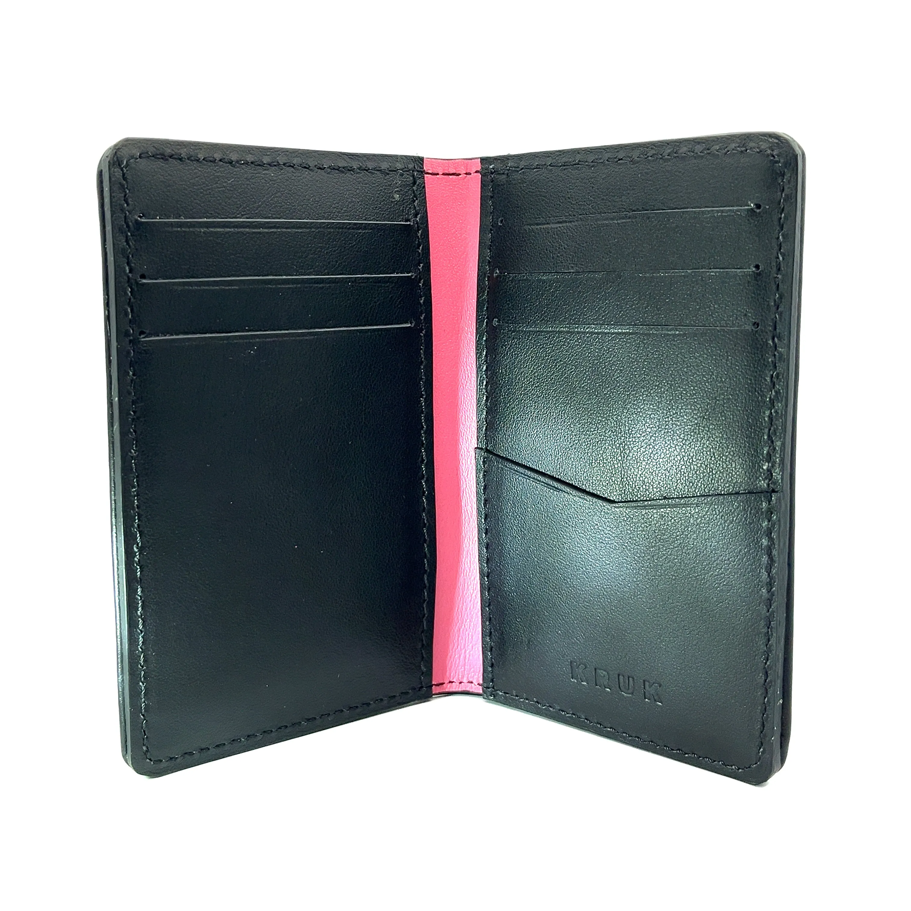 Kruk Black Bi-Fold Wallet