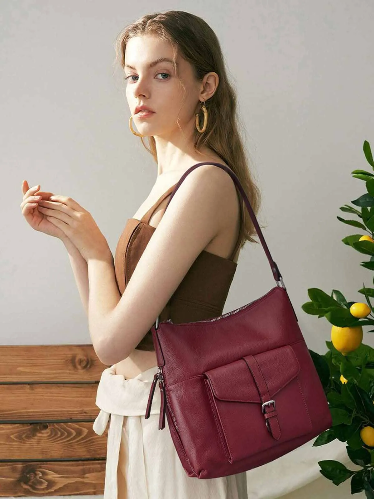 Ladies Top Handle Purse