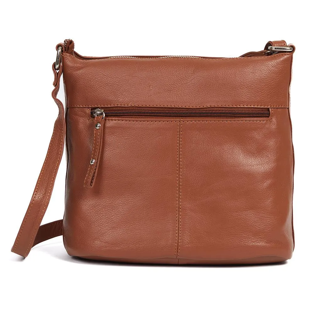 Leather Buckle-Up Shoulder Bag - JEWN40001 / 326 522