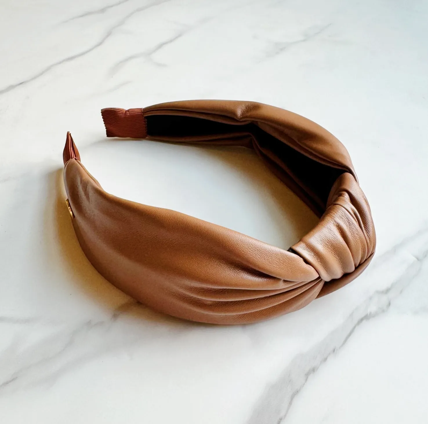 Leather Knotted Headband
