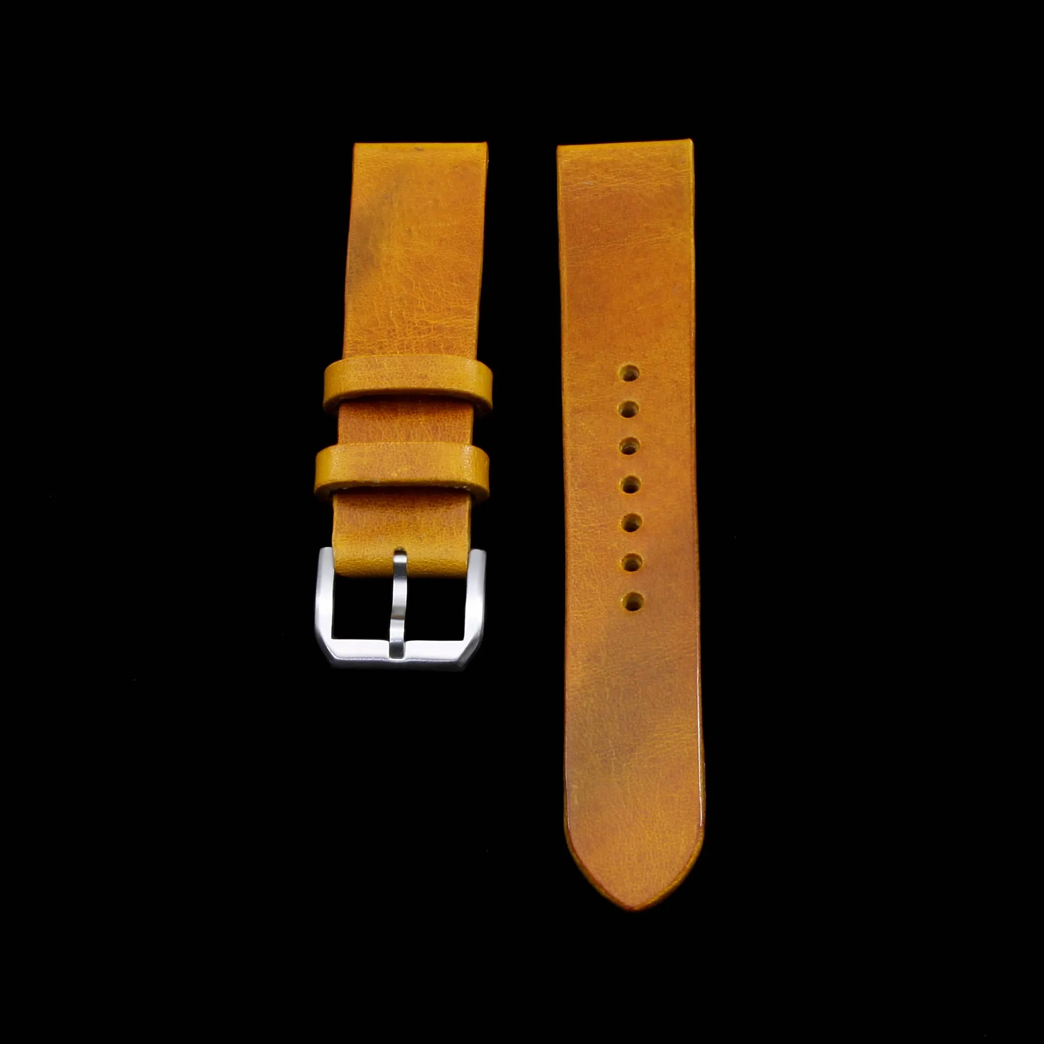 Leather Watch Strap, Military 104 | Stitch-less