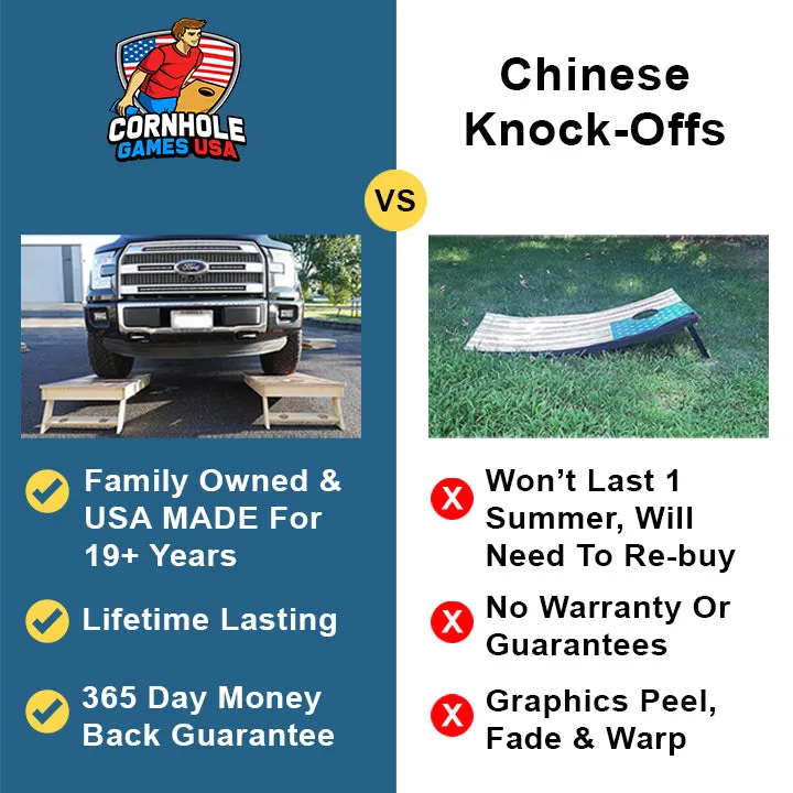 Life Is Good But It's Better By The Pool Professional Cornhole Boards