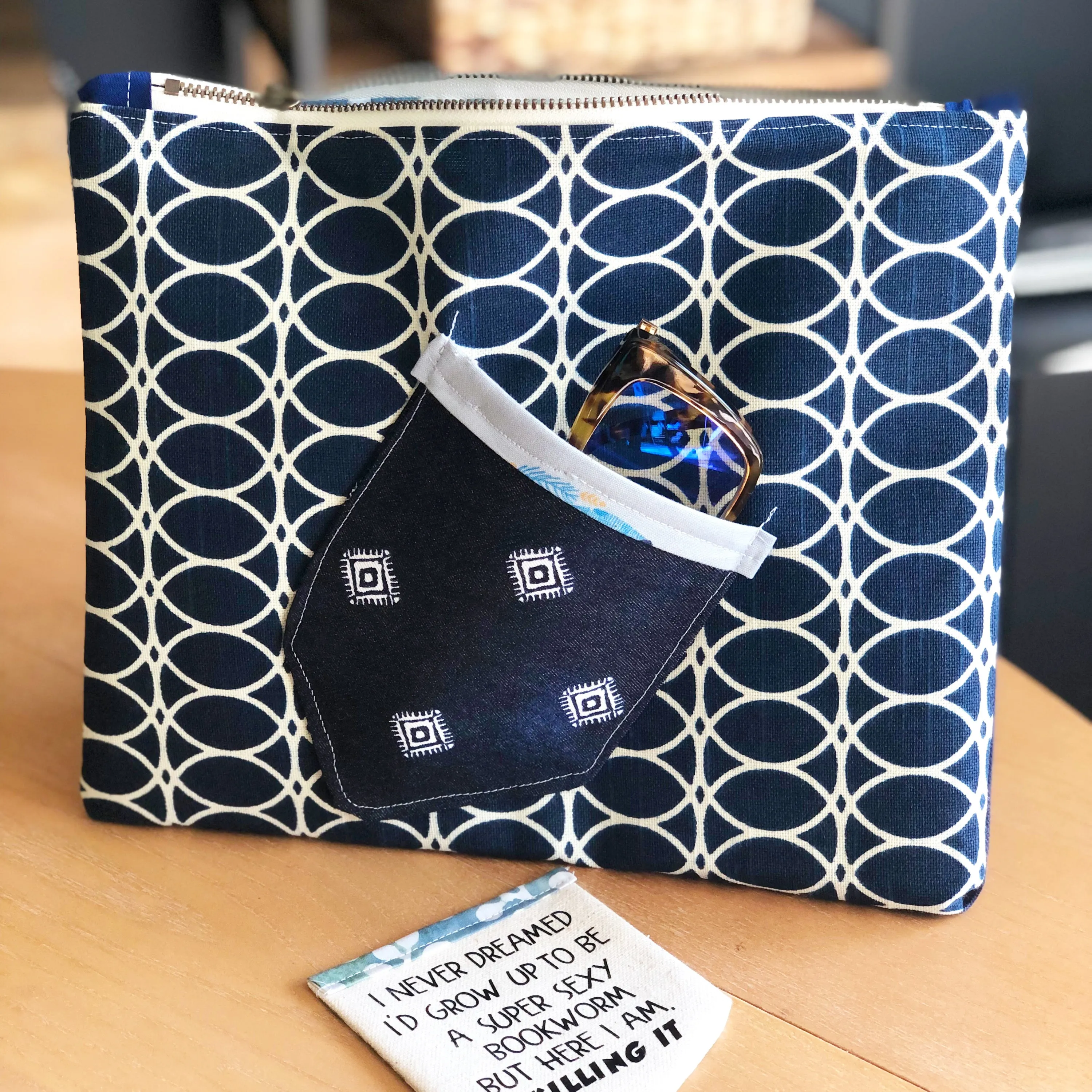 life pockets - canvas zip bag