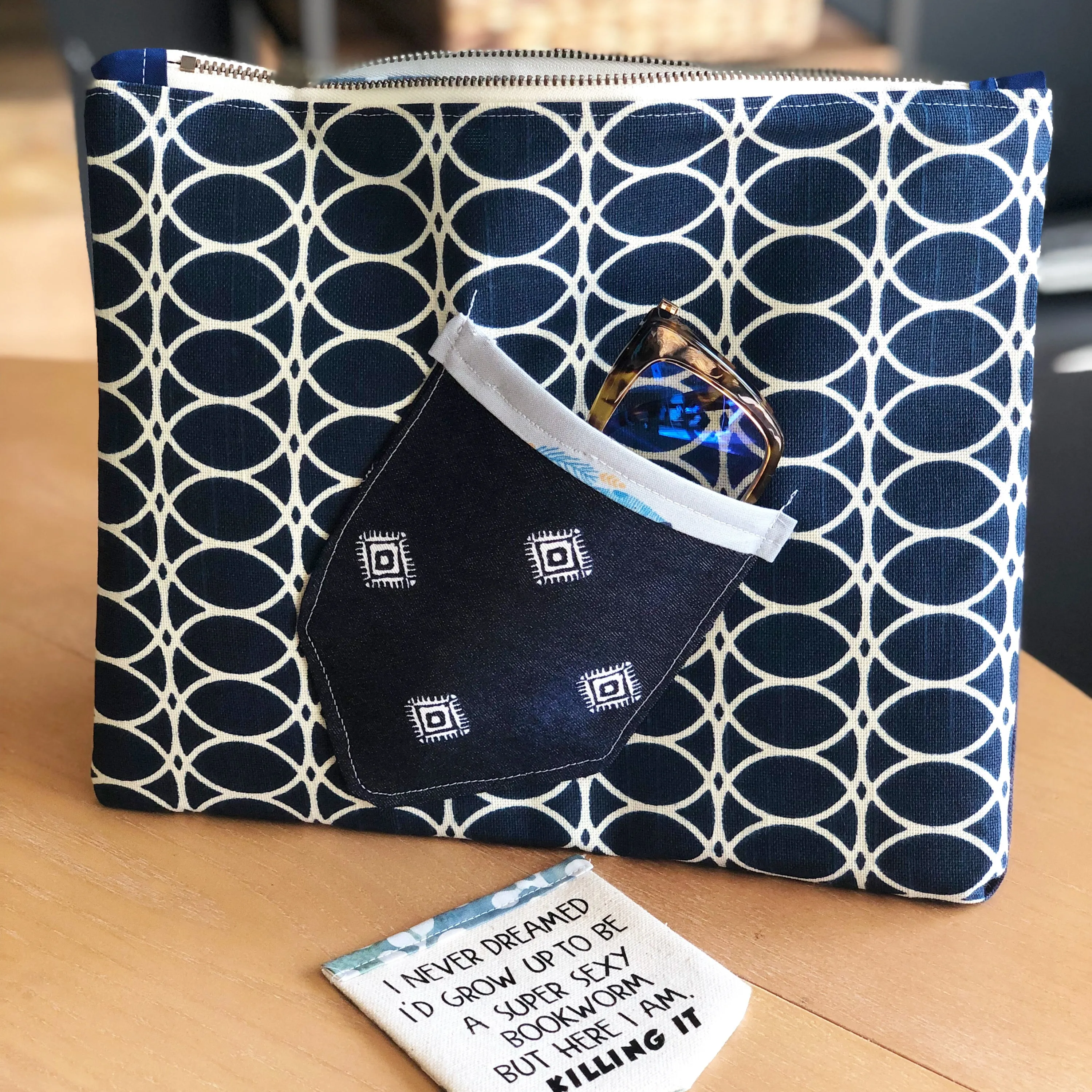 life pockets - canvas zip bag
