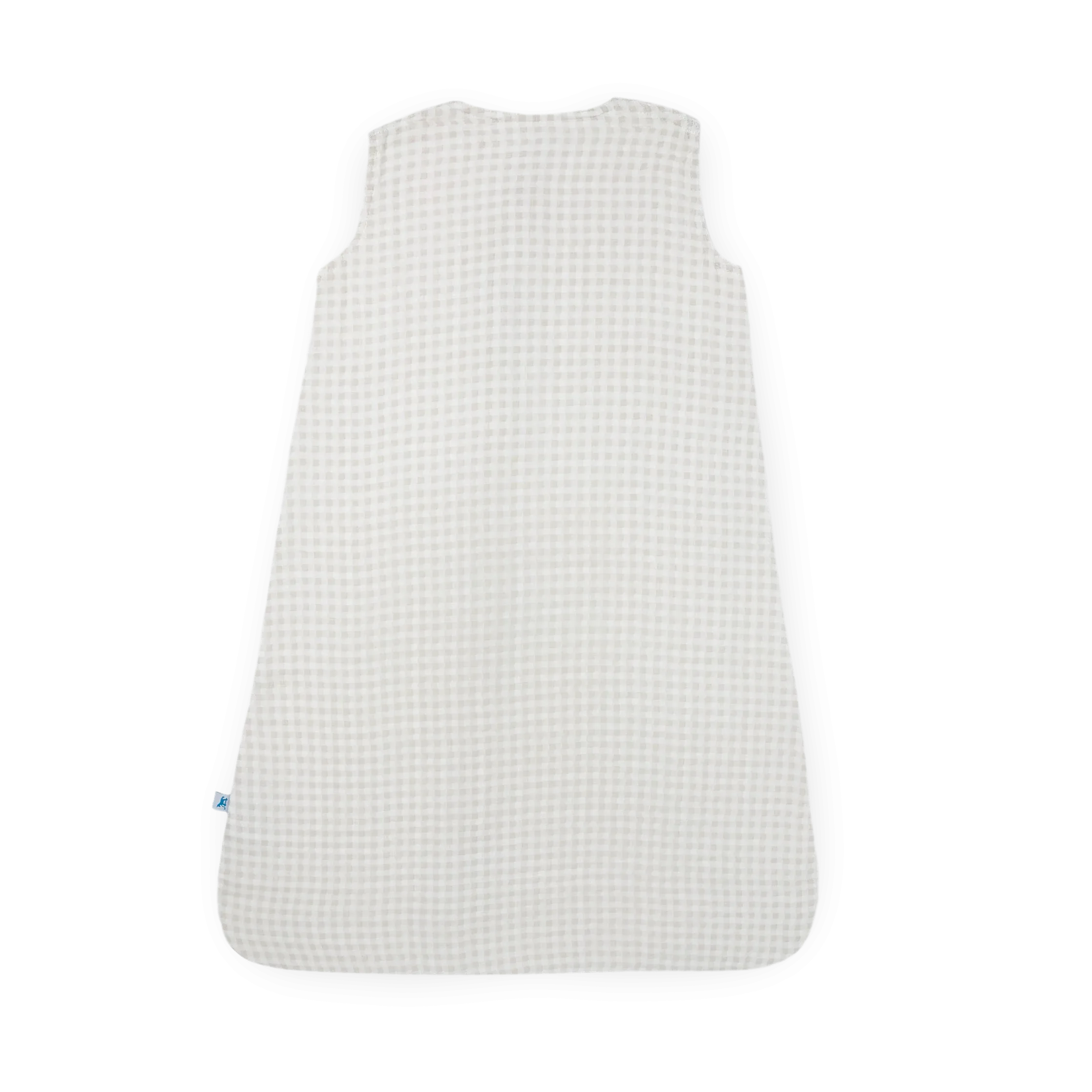 Little Unicorn Tan Gingham Cotton Muslin Sleep Bag