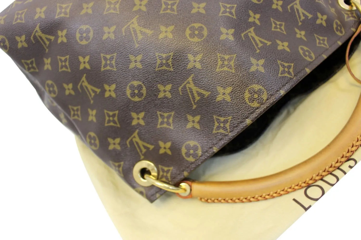 LOUIS VUITTON Artsy MM Monogram Canvas Hobo Shoulder Bag