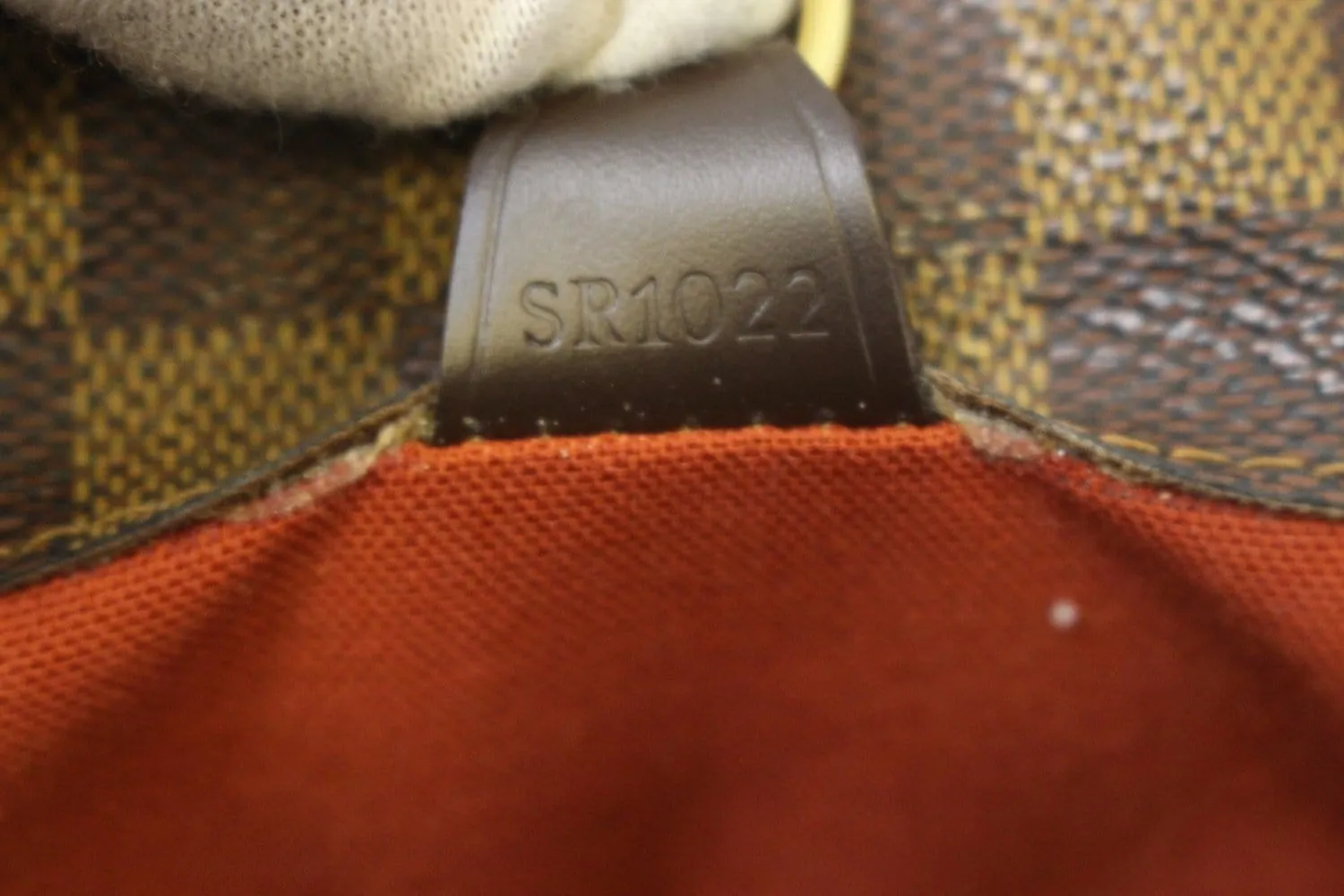 LOUIS VUITTON Cabas Mezzo Damier Ebene  Brown Tote Bag