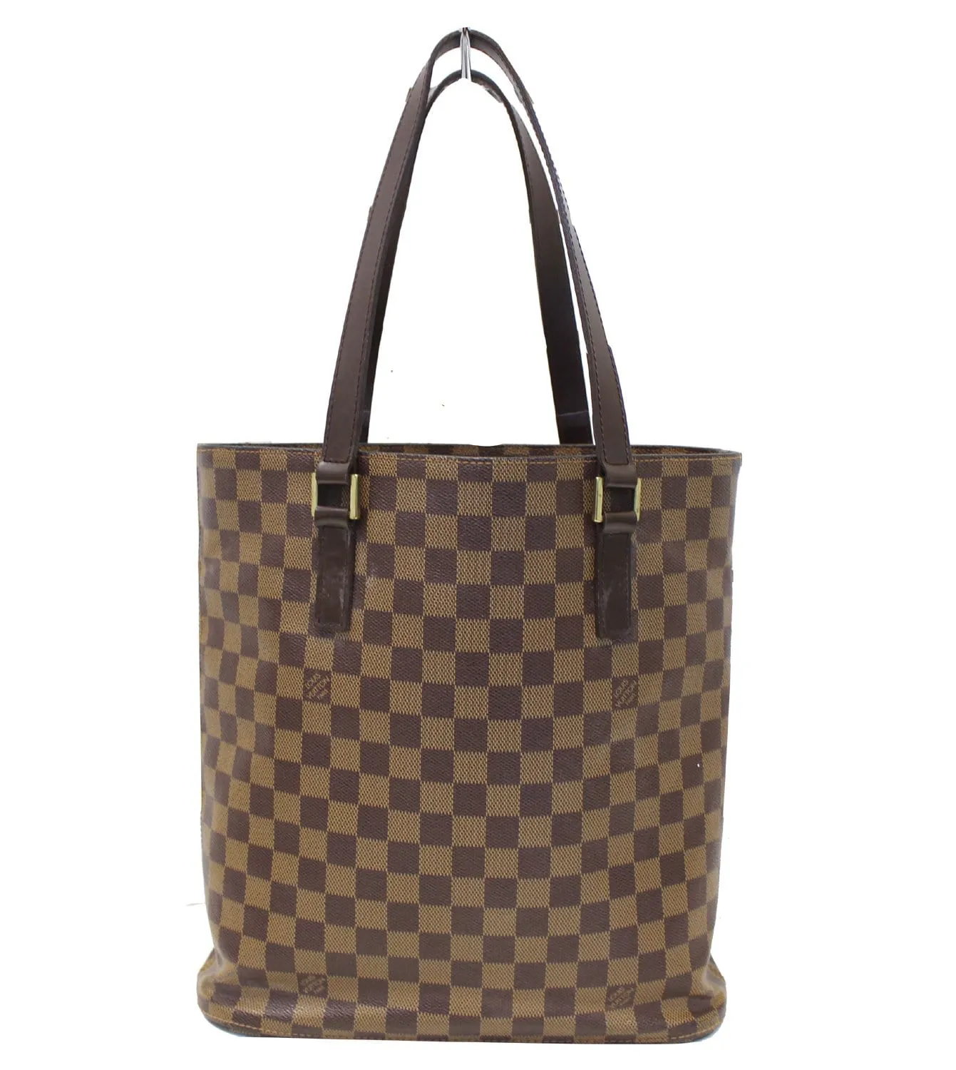 LOUIS VUITTON Cabas Mezzo Damier Ebene  Brown Tote Bag