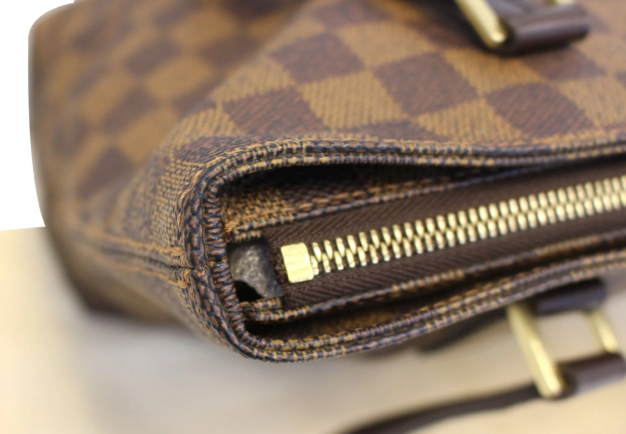 LOUIS VUITTON Cabas Piano Damier Ebene  Shoulder Bag