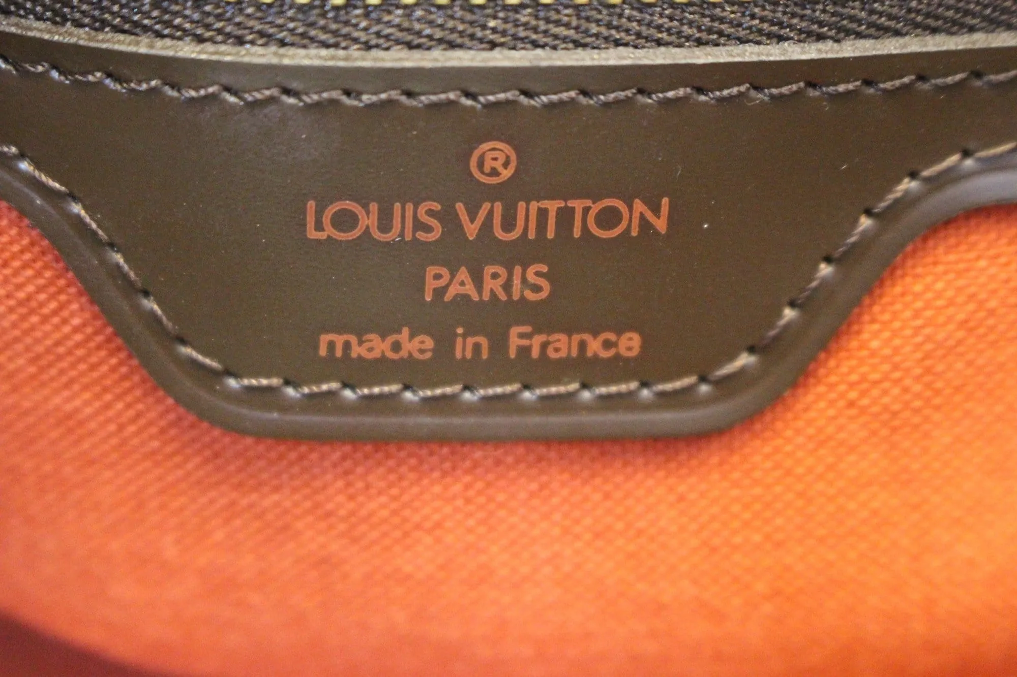 LOUIS VUITTON Cabas Piano Damier Ebene  Shoulder Bag