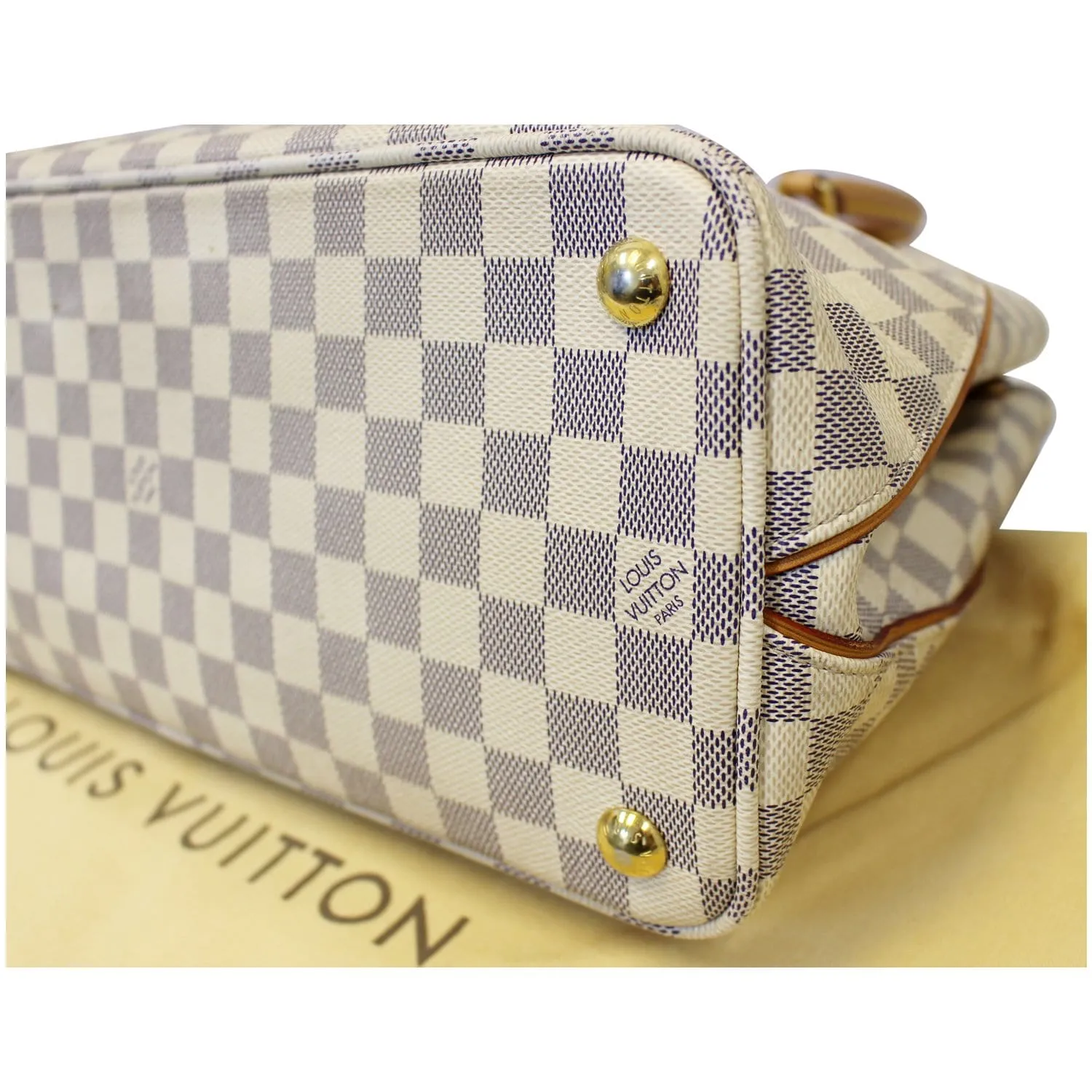 LOUIS VUITTON Calvi Damier Azur Shoulder Bag