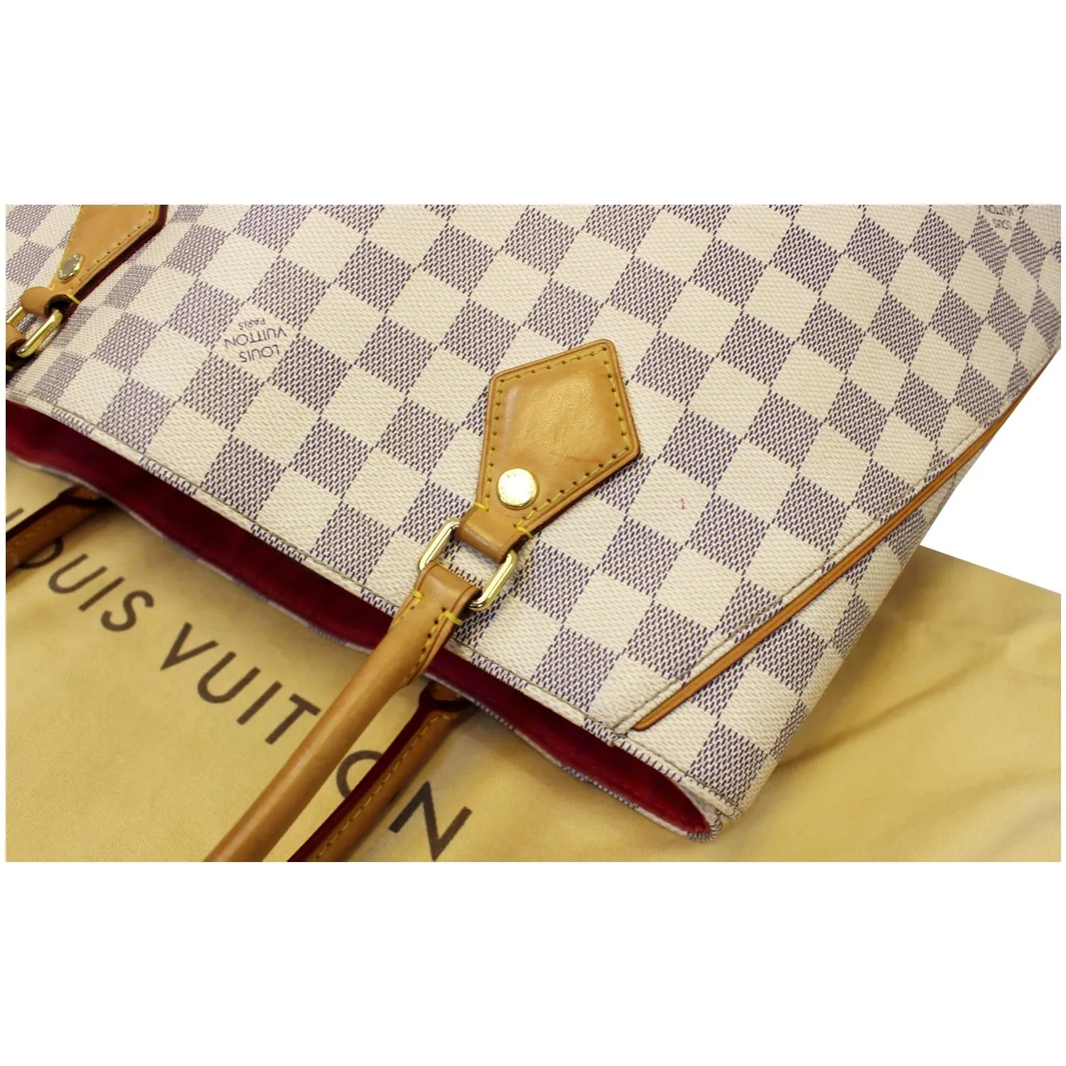 LOUIS VUITTON Calvi Damier Azur Shoulder Bag