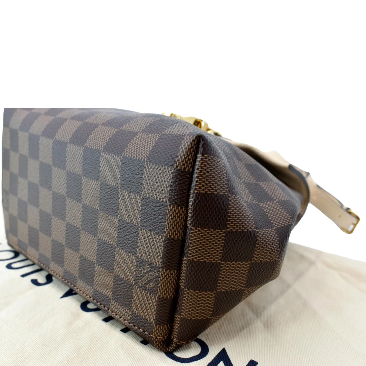 LOUIS VUITTON Clapton Damier Ebene Backpack Bag Creme Beige