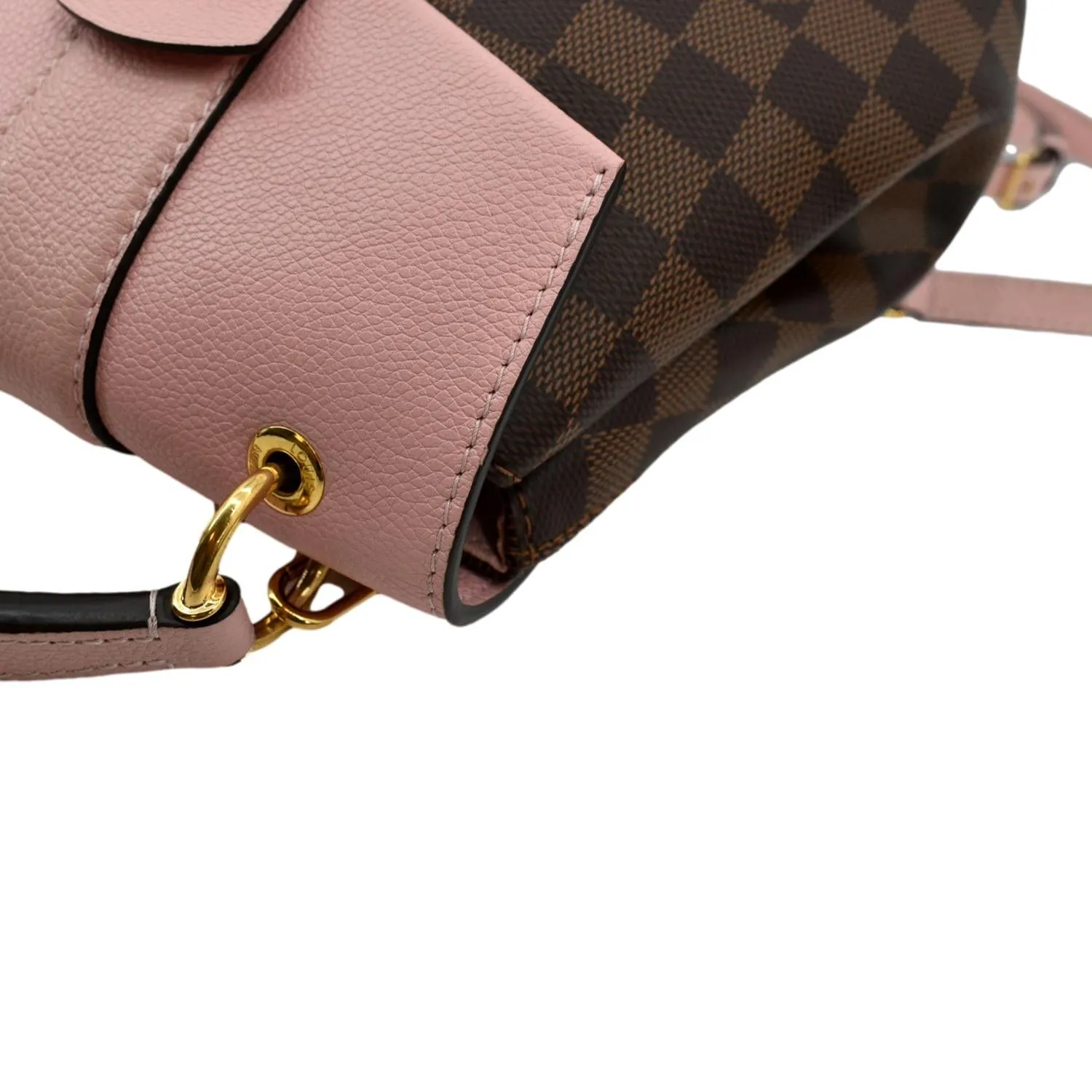 LOUIS VUITTON Clapton Damier Ebene Backpack Bag Magnolia