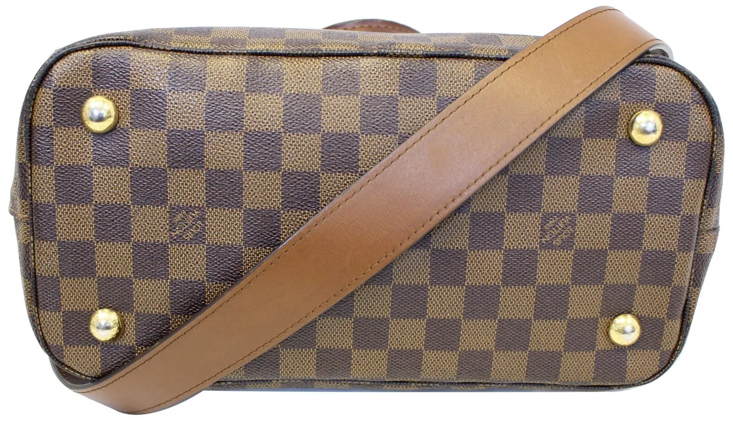 LOUIS VUITTON Damier Ebene Belmont Shoulder Handbag