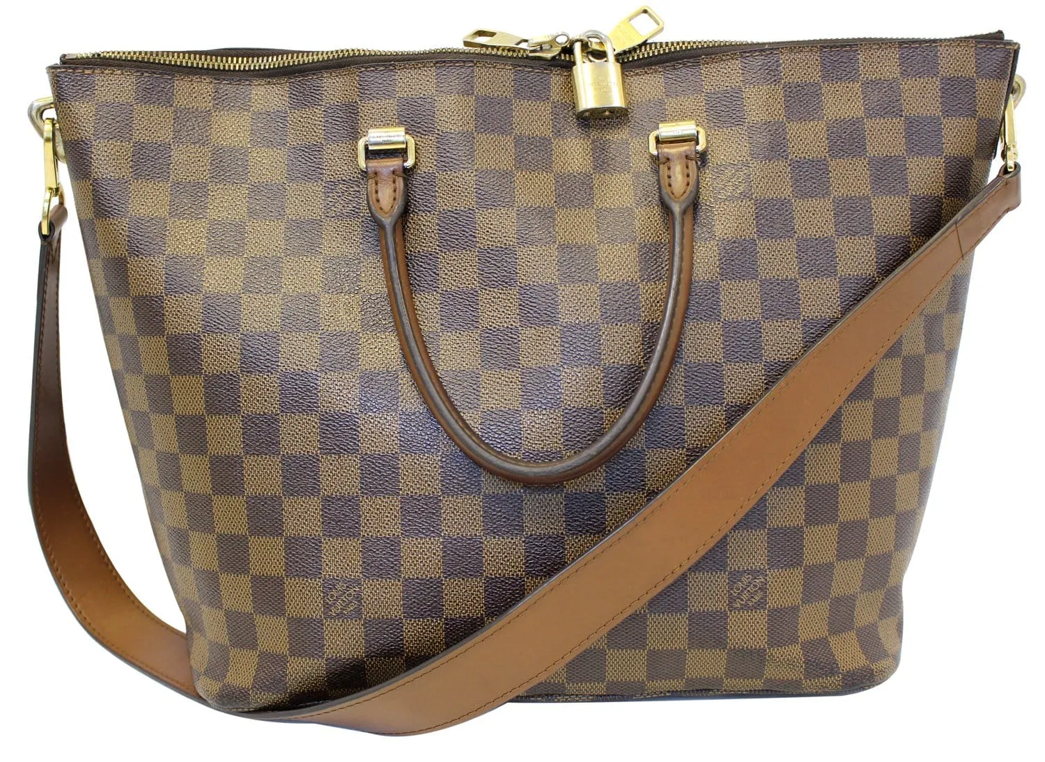 LOUIS VUITTON Damier Ebene Belmont Shoulder Handbag