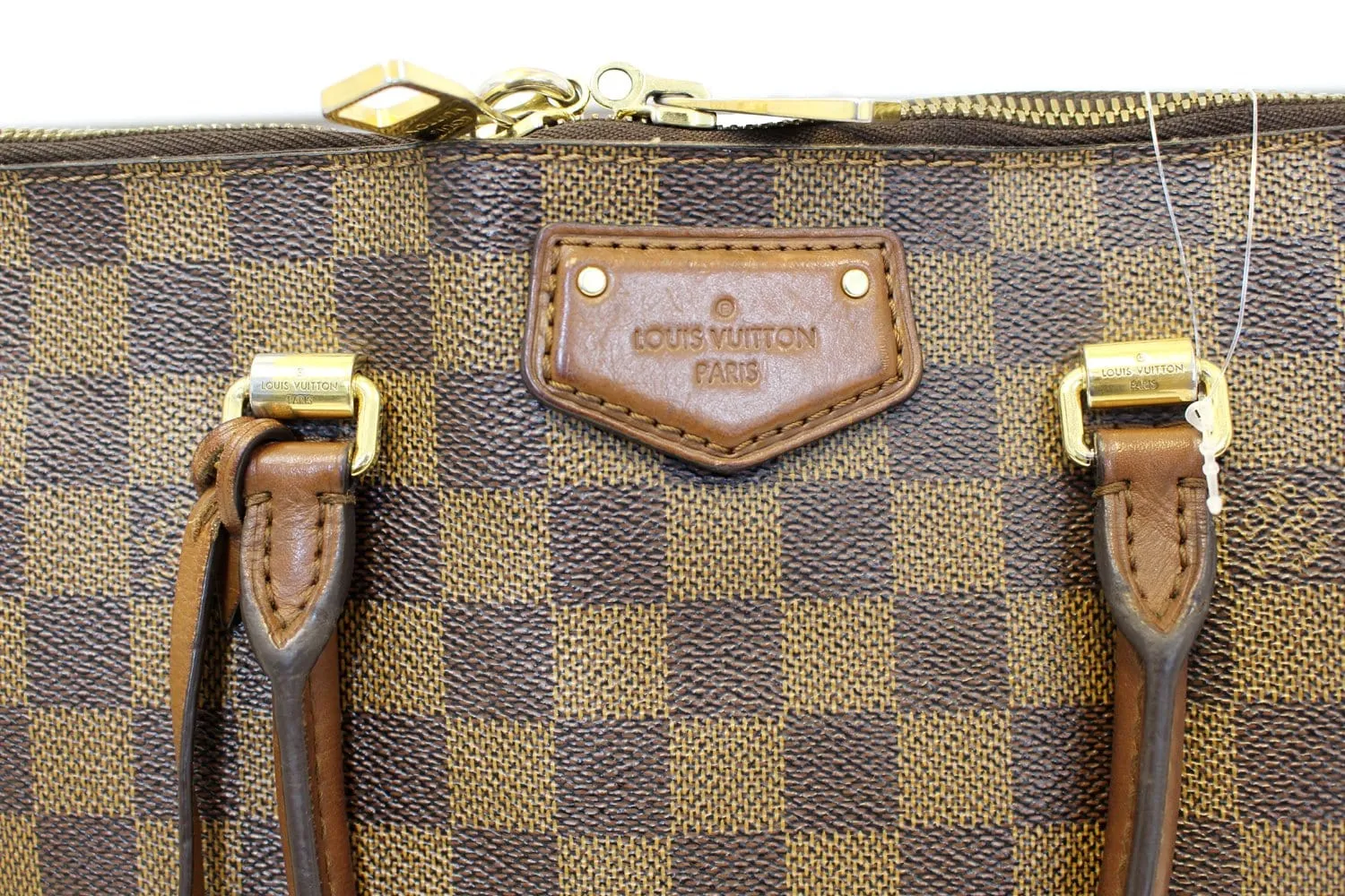 LOUIS VUITTON Damier Ebene Belmont Shoulder Handbag