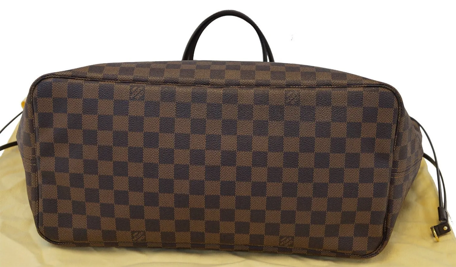 LOUIS VUITTON Damier Ebene Neverfull GM Brown Tote Bag
