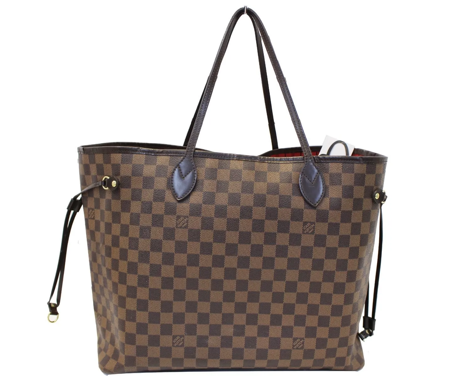 LOUIS VUITTON Damier Ebene Neverfull GM Tote Bag
