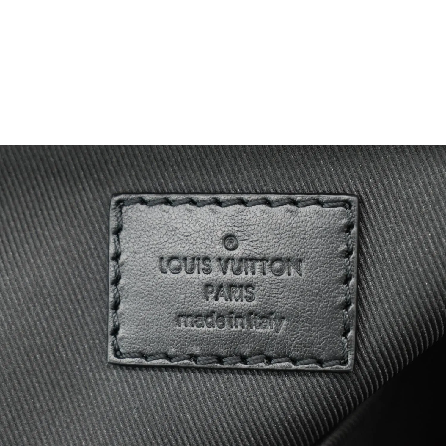 LOUIS VUITTON Dean Monogram Macassar Canvas Backpack Bag Black