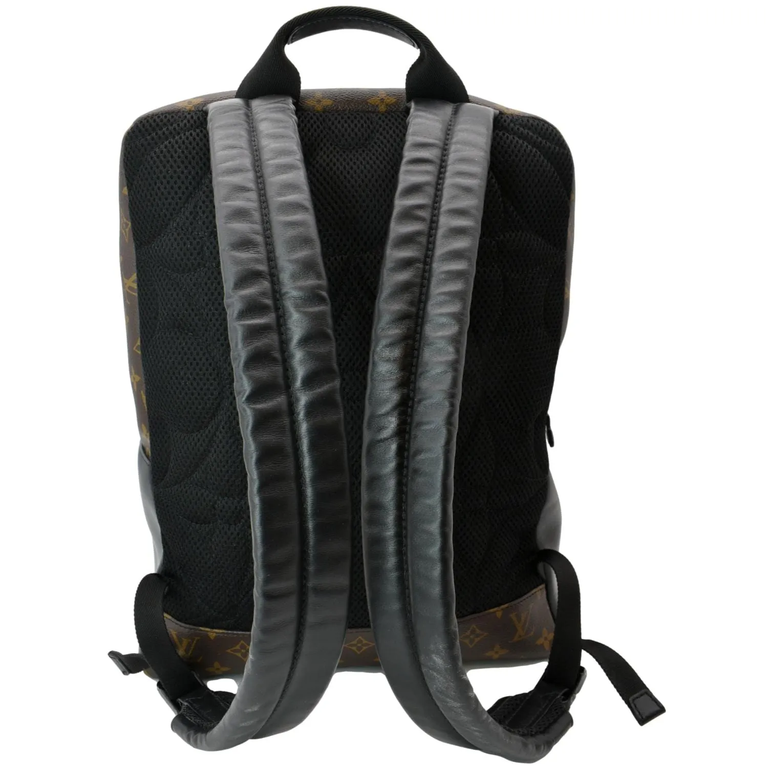 LOUIS VUITTON Dean Monogram Macassar Canvas Backpack Bag Black