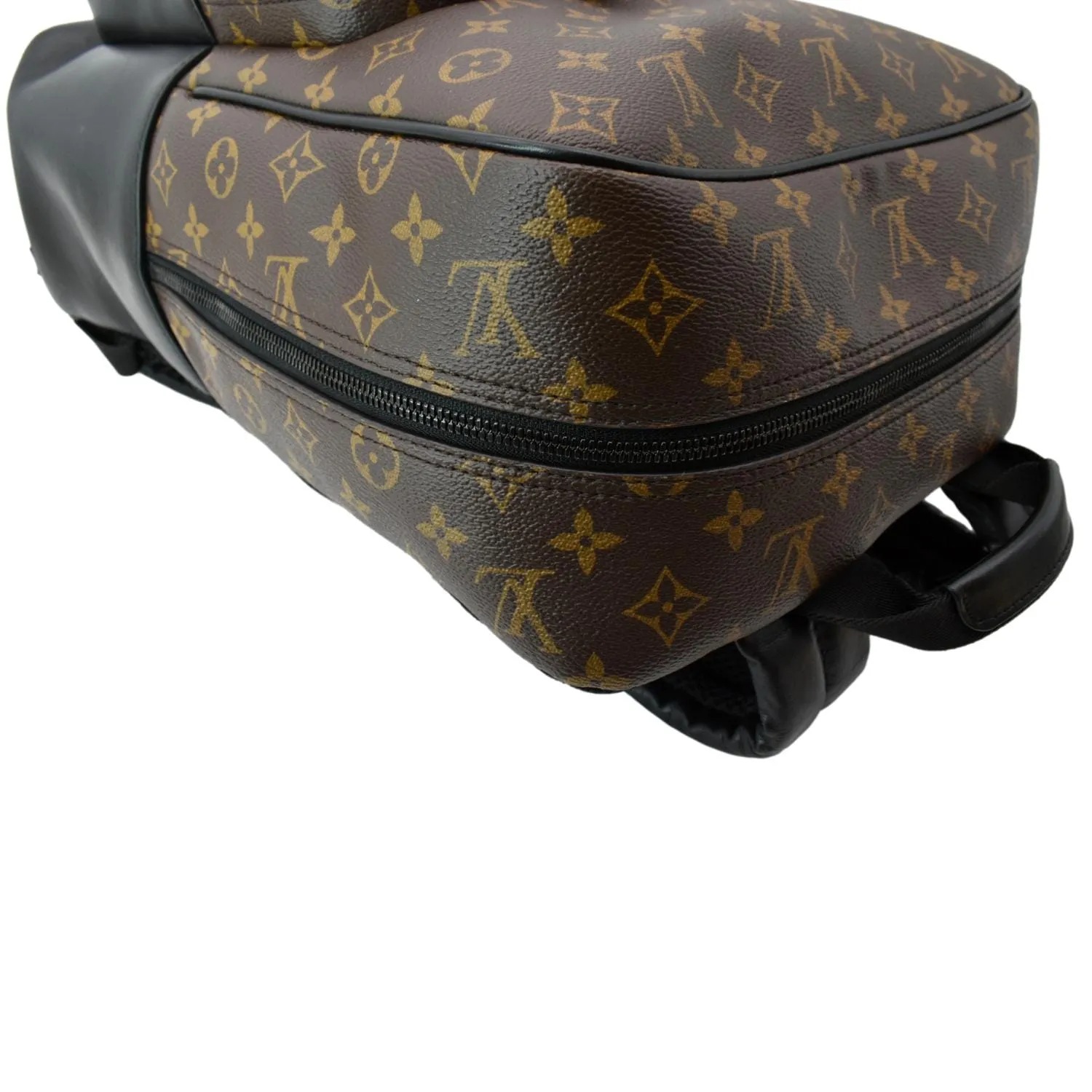 LOUIS VUITTON Dean Monogram Macassar Canvas Backpack Bag Black