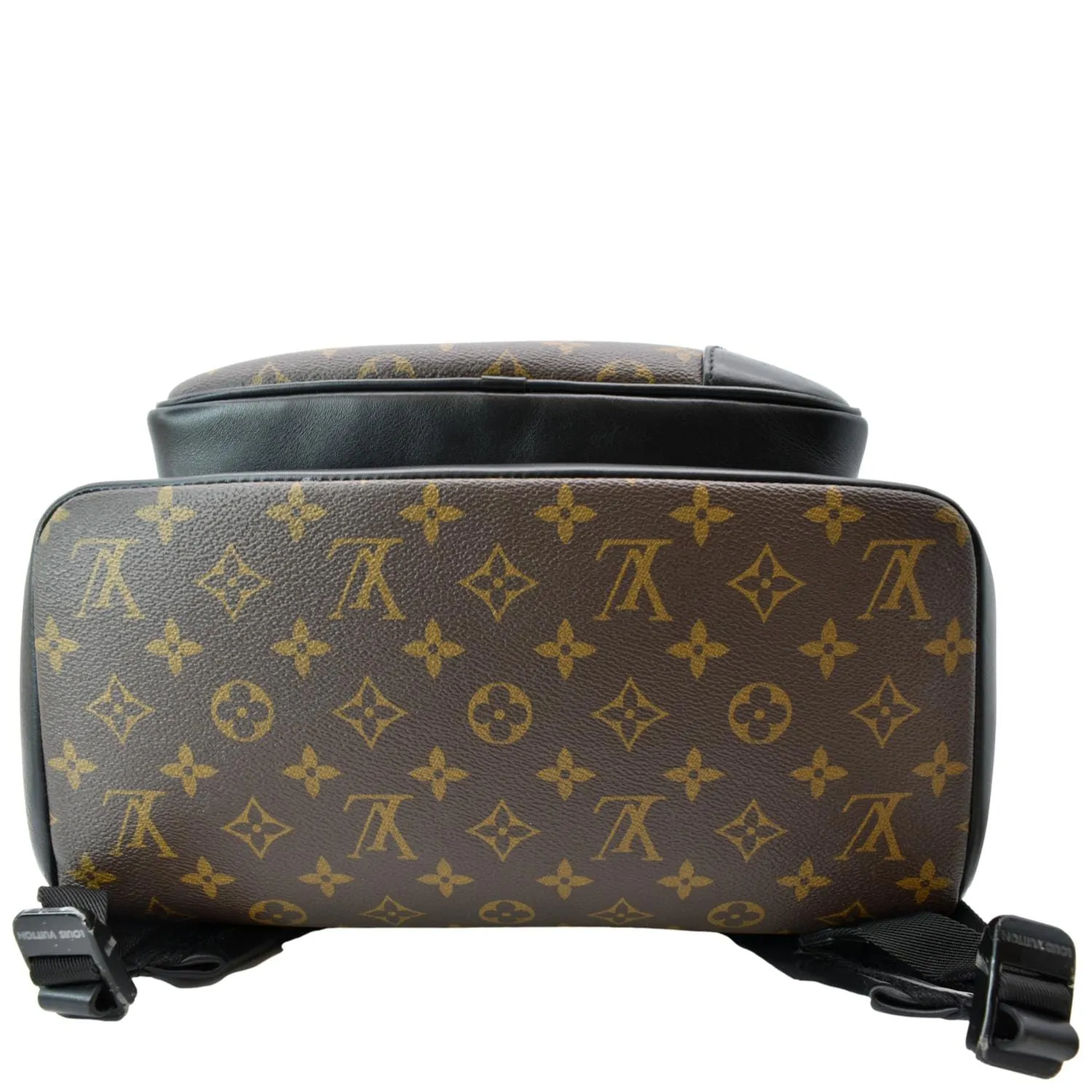 LOUIS VUITTON Dean Monogram Macassar Canvas Backpack Bag Black
