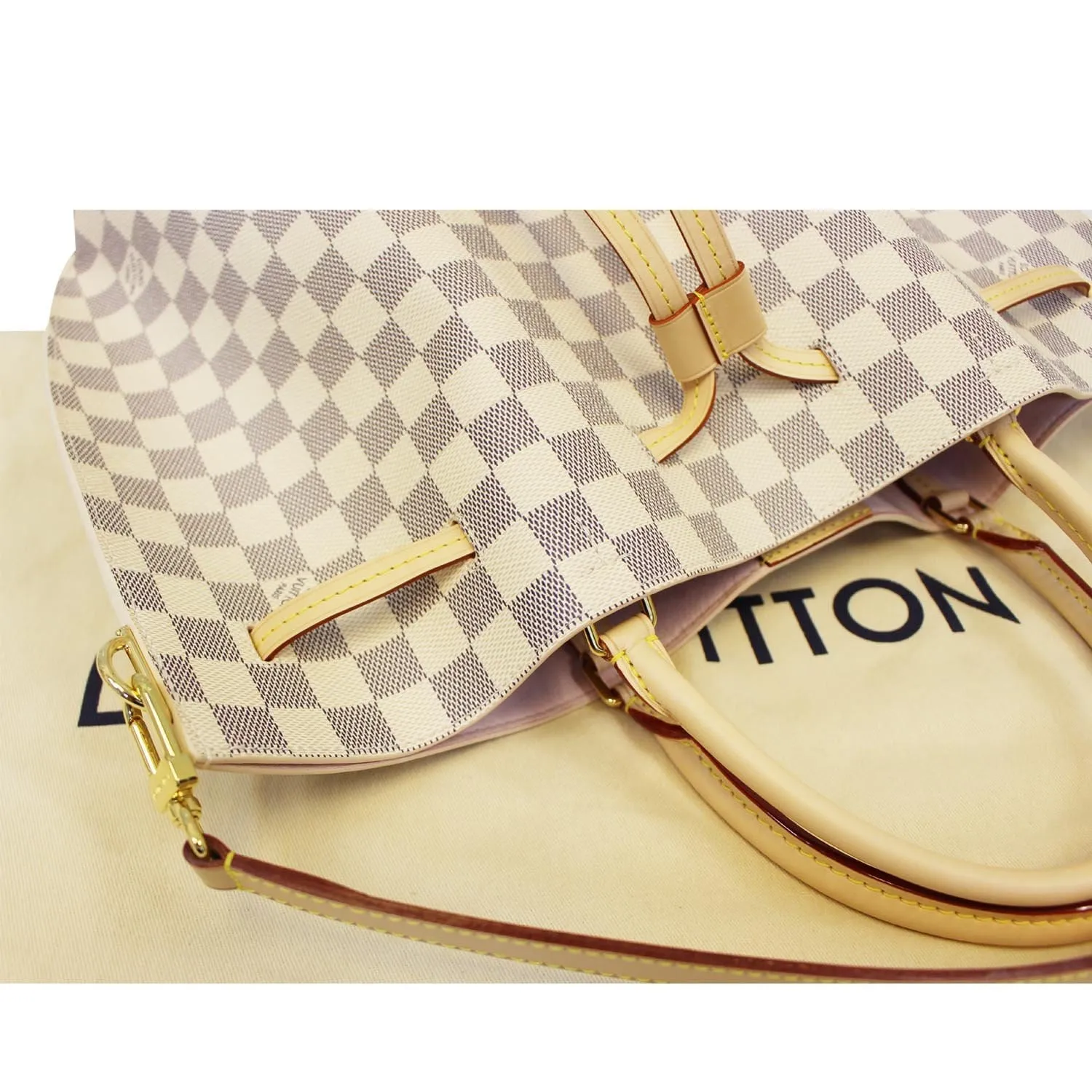 LOUIS VUITTON Girolata Damier Azur Shoulder Bag