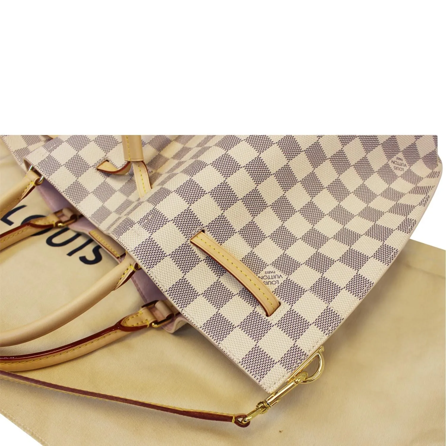 LOUIS VUITTON Girolata Damier Azur Shoulder Bag