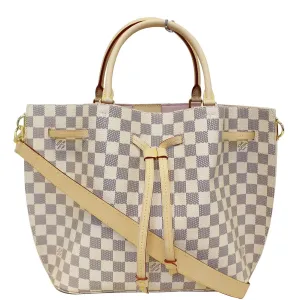 LOUIS VUITTON Girolata Damier Azur Shoulder Bag