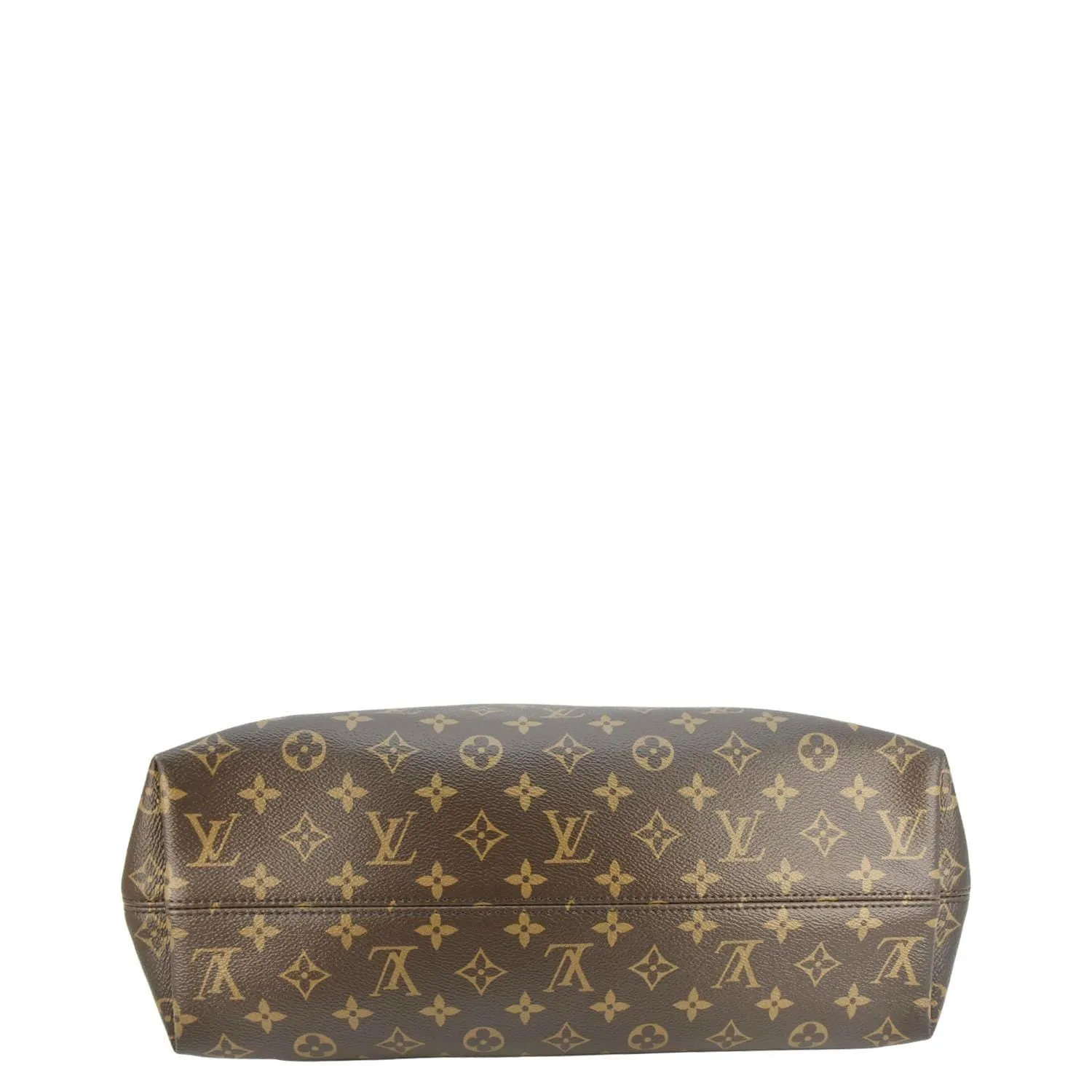 LOUIS VUITTON  Graceful MM Monogram Canvas Shoulder Bag Brown
