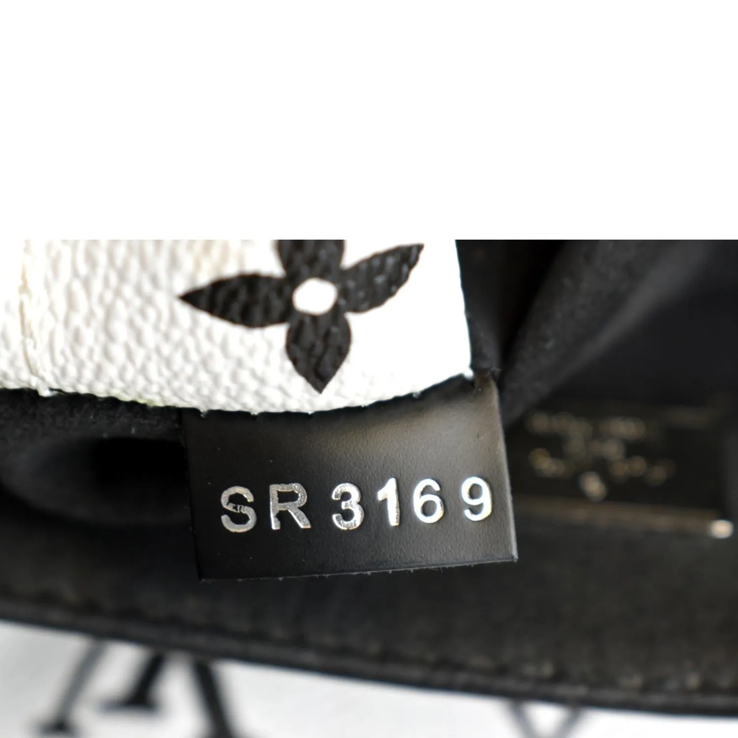 LOUIS VUITTON Hot Springs Monogram Vernis Leather Backpack Black/White