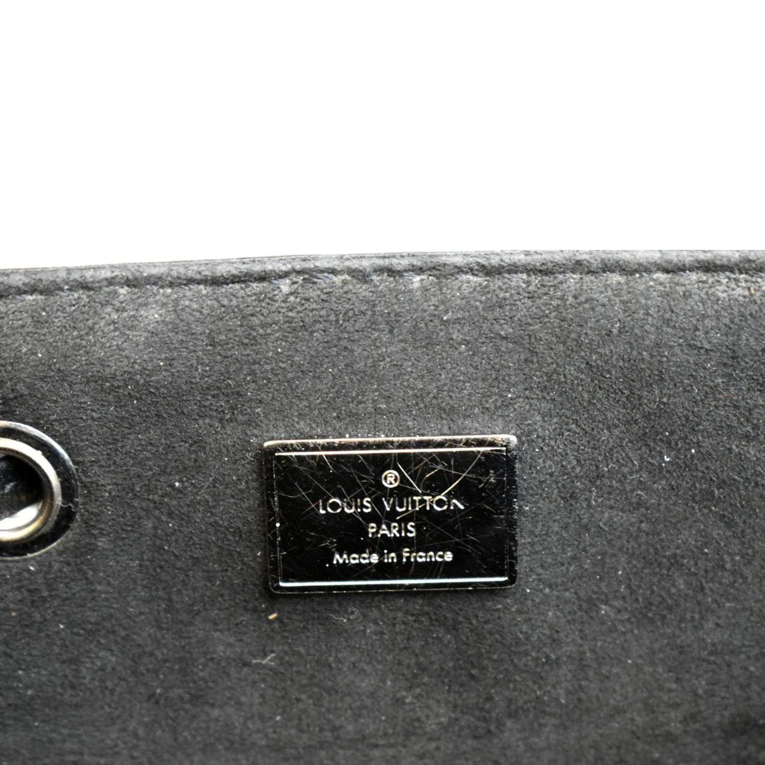 LOUIS VUITTON Hot Springs Monogram Vernis Leather Backpack Black/White