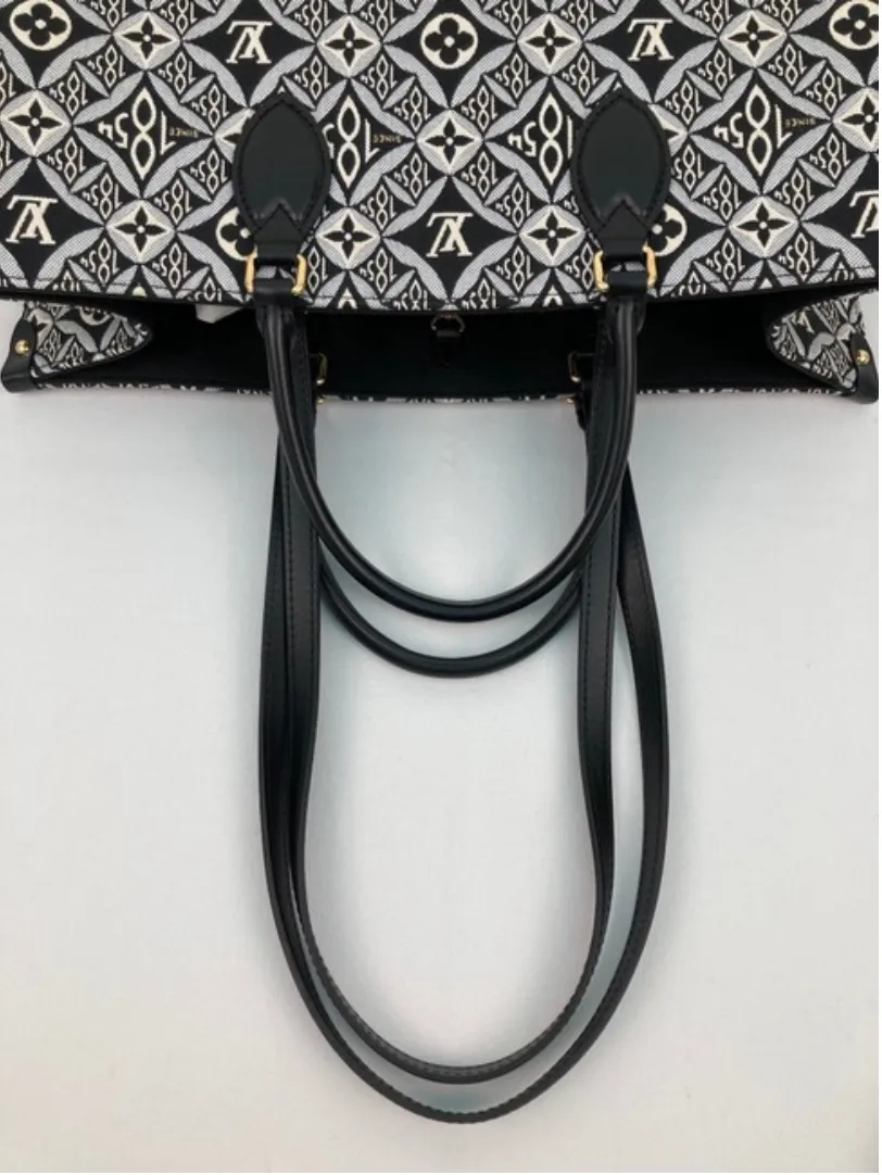 Louis Vuitton Jacquard Textile Since 1854 Onthego GM in Grey